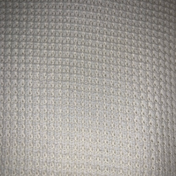 Forever 21 Waffle Knit Cropped Cream Sweater - Picture 4 of 4